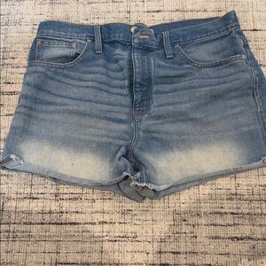 Madewell Faded Blue Jean Shorts